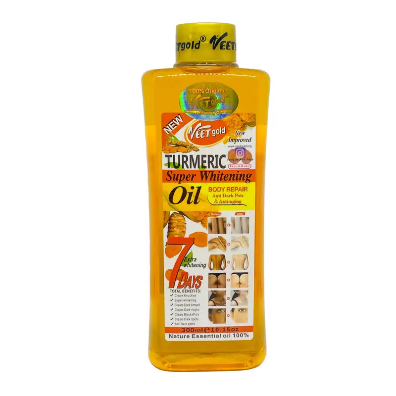 Veetgold Turmeric Super Whitening Body Repair Oil 300ml