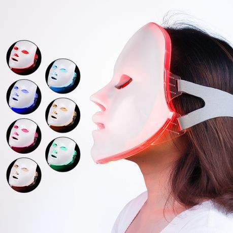 USB Rechargeable Cordless 7 Colors LED Skin Care Facial Mask