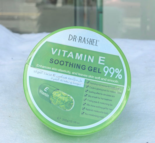 Dr. Rashel Vitamin E Soothing Gel 99% – Hydration & Skin Elasticity Boost