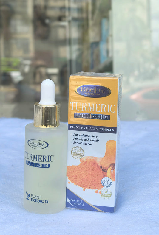 Guanjing Turmeric Face Serum – Natural Skincare for Acne & Anti-Aging