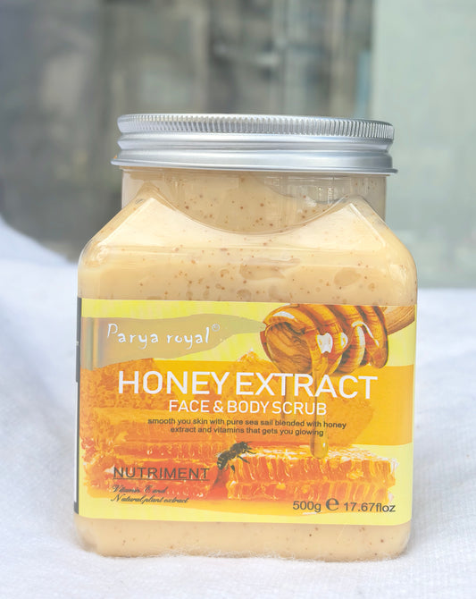 Parya Royal Honey Extract Face & Body Scrub – 500g (17.67 fl. oz.)