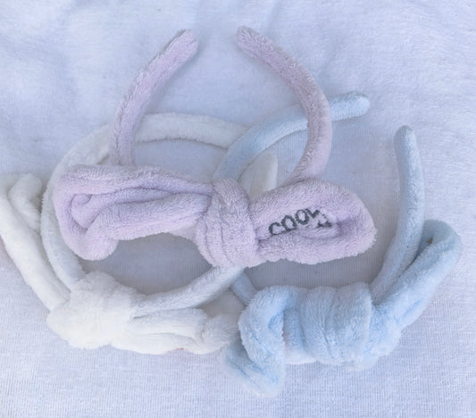 Fluffy Knotted Headbands - Set of 3